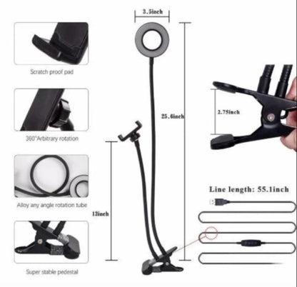 Flexible Ring Light with Stand