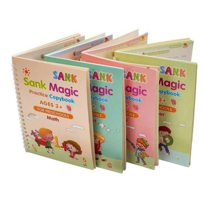 Sank Magic Kids Practicing 4 Copybooks Set